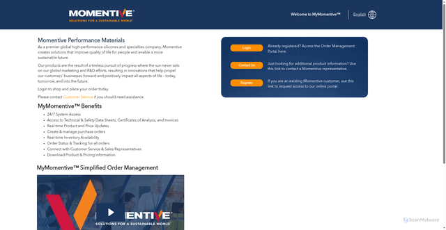 Security scan screenshot of https://shop.mymomentive.com