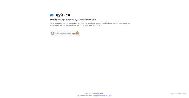 Security scan screenshot of https://qy0.ru