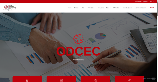 Security scan screenshot of https://www.odcecvibo.it