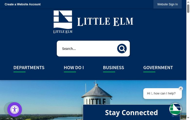 Security scan screenshot of https://littleelm.gov/