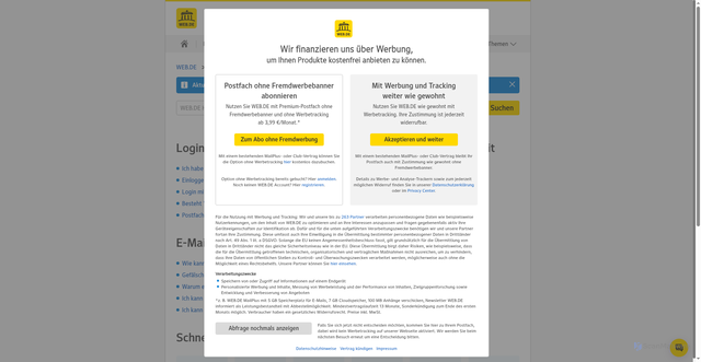 Security scan screenshot of https://www.hilfe.web.de