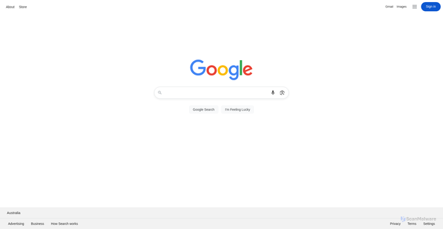 Security scan screenshot of https://www.google.com/