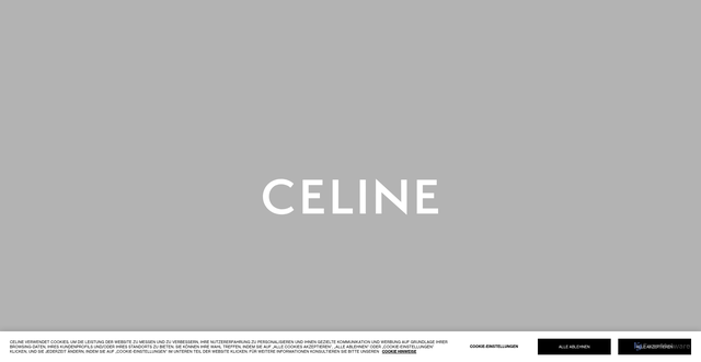 Security scan screenshot of https://celine.com