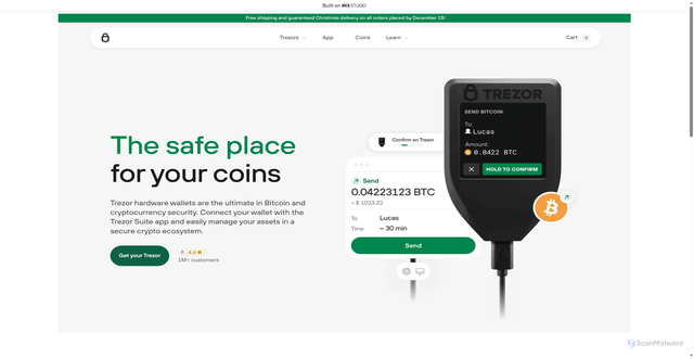 Security scan screenshot of https://starts-trazor.wixstudio.com/en-start