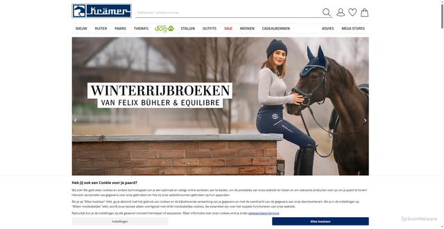 Security scan screenshot of https://kramer.nl