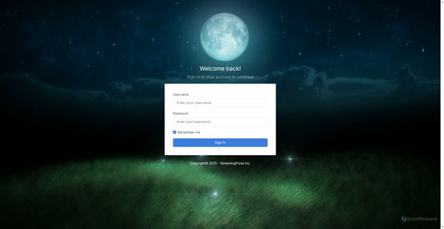 Security scan screenshot of https://us7.maindigitalstream.com