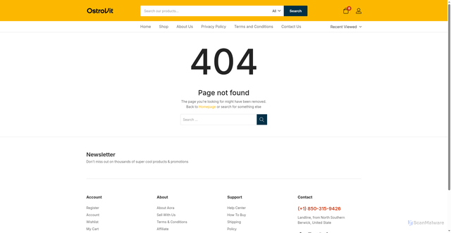 Security scan screenshot of https://ostrovituae.com/product/poppy-cafe-chair/