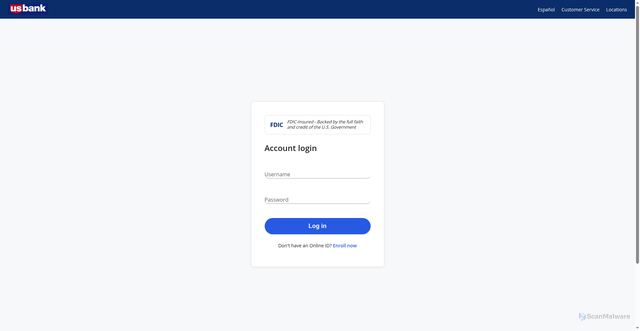 Security scan screenshot of http://www.usbankbusiness.vercel.app/