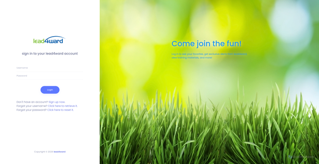 Security scan screenshot of https://account.lead4ward.com