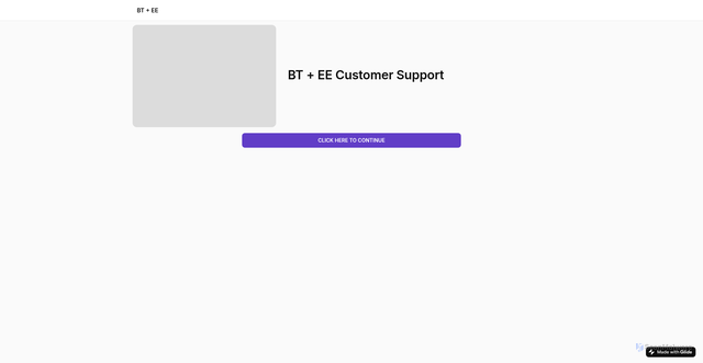 Security scan screenshot of https://bt-ee-gbje.glide.page/dl/73974c