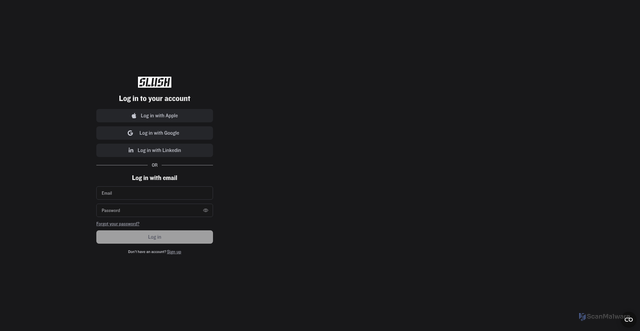 Security scan screenshot of https://platform.slush.org/