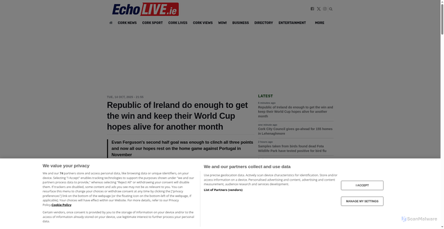 Security scan screenshot of https://www.echolive.ie/corksport/arid-41723790.html