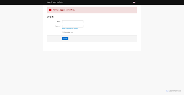 Security scan screenshot of https://topicast.auctionet.com/