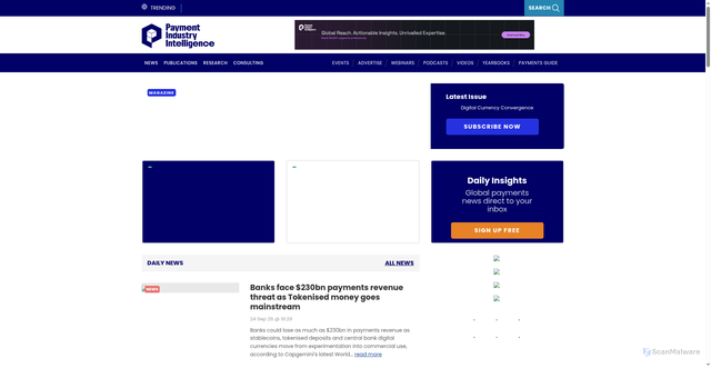 Security scan screenshot of https://paymentscardsandmobile.com