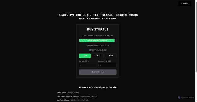 Security scan screenshot of https://turtle.lat/