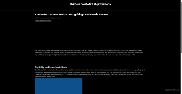 Security scan screenshot of https://kreasilokalnest-dp1sjagd0urz.edgeone.app/antoinette-j-tanner-awards.html