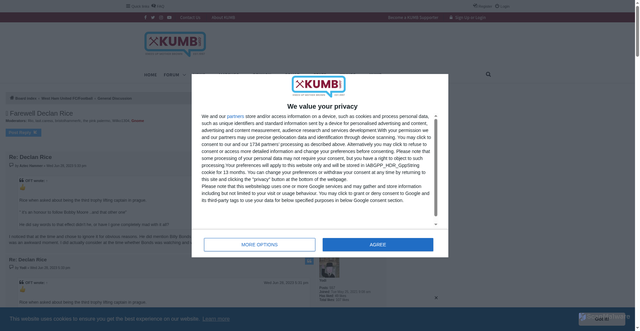 Security scan screenshot of https://www.kumb.com/forum/viewtopic.php?t=169193&start=20700