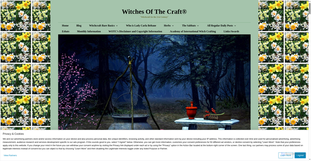 Security scan screenshot of https://witchesofthecraft.com/2025/03/24/march-24-birthday-horoscope/