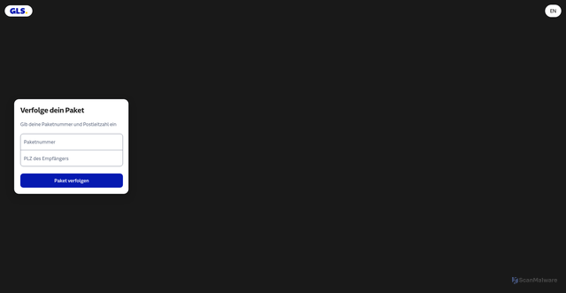 Security scan screenshot of https://track-and-trace.glsnxt.com