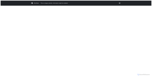 Security scan screenshot of https://archive.blender.org