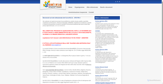 Security scan screenshot of https://www.atopa4.it