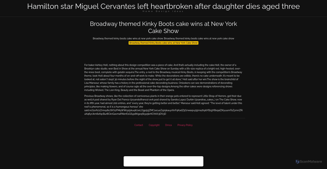Security scan screenshot of https://byrobynbrownhugo-5p8c8qkuvt.edgeone.app/18429-broadway-themed-kinky-boots-cake-wins-at-new-york-cake-show.html