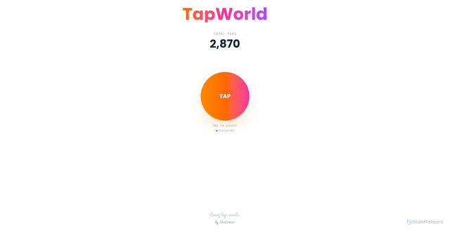 Security scan screenshot of https://tapworld-4xgnqsmw7r.edgeone.dev/