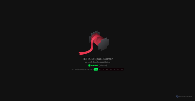 Security scan screenshot of https://ap-south-kyouko.spool.tetr.io