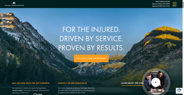 Security scan screenshot of https://www.fanglawfirm.com/