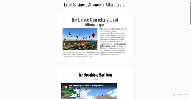 Security scan screenshot of https://www.keepitquerque.org/