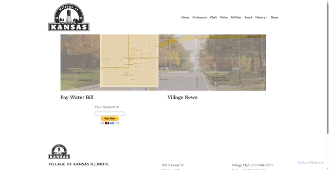 Security scan screenshot of https://kansasillinois.gov/