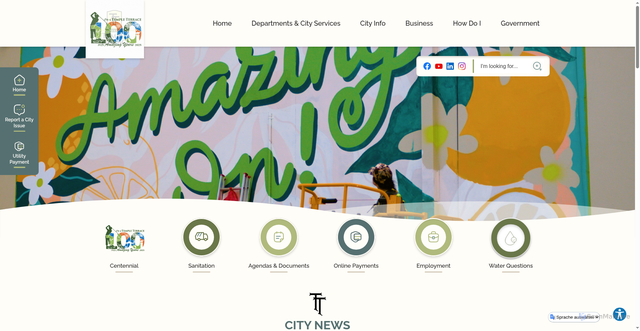 Security scan screenshot of https://templeterrace.gov/