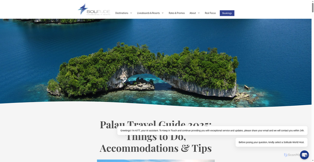 Security scan screenshot of https://solitude.world/palau-travel-guide-things-to-do-accommodations-and-tips/