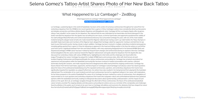 Security scan screenshot of https://peakvistapressblog-7znl34ppkl.edgeone.app/283-what-happened-to-liz-cambage-zedblog.html