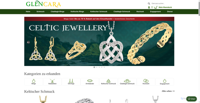 Security scan screenshot of https://www.glencara.com