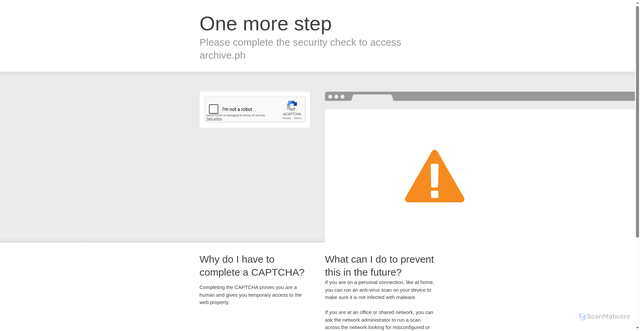 Security scan screenshot of https://archive.ph/0mKuV
