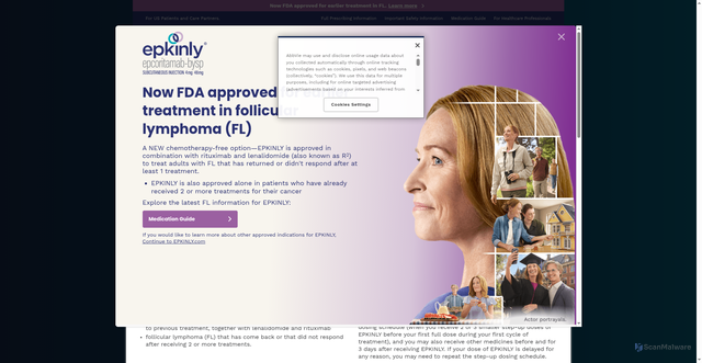 Security scan screenshot of https://www.epkinly.com