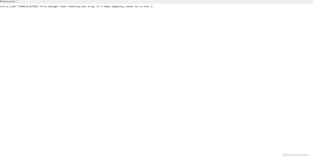 Security scan screenshot of https://api.sound-machine.com