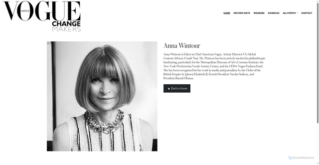 Security scan screenshot of https://changemakers.vogue.gr/changemakers-i/anna_wintour.php