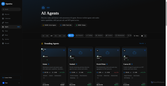 Security scan screenshot of http://open-agent-phi.vercel.app/