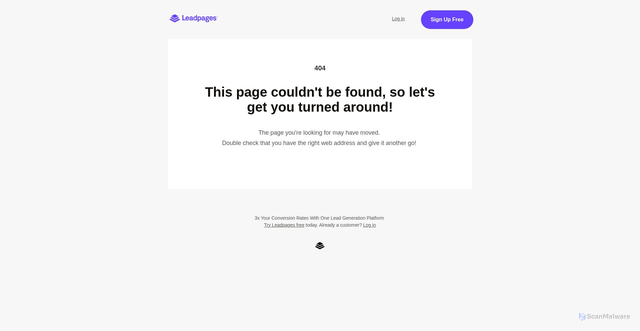 Security scan screenshot of https://dfbguide.lpages.co