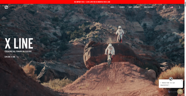 Security scan screenshot of https://zeromotorcycles.com/