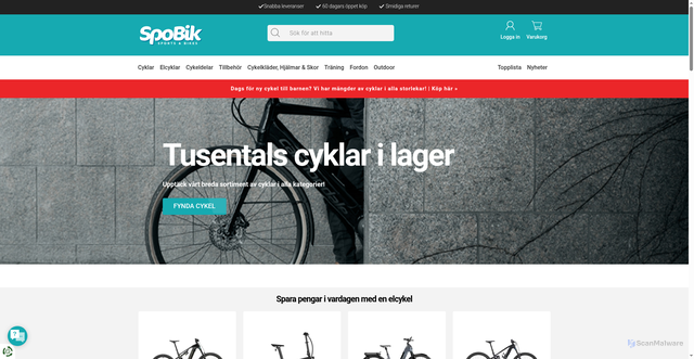 Security scan screenshot of https://spobik.se