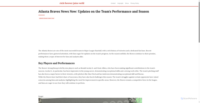 Security scan screenshot of https://duniacloudblog-dpurmyvdlpxs.edgeone.app/atlanta-braves-news-now.html