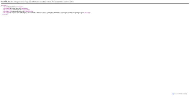 Security scan screenshot of https://s3.eu-north-1.amazonaws.com/el-east-8.console.aws.amazon.com008/webb.html#[[-Email-]]