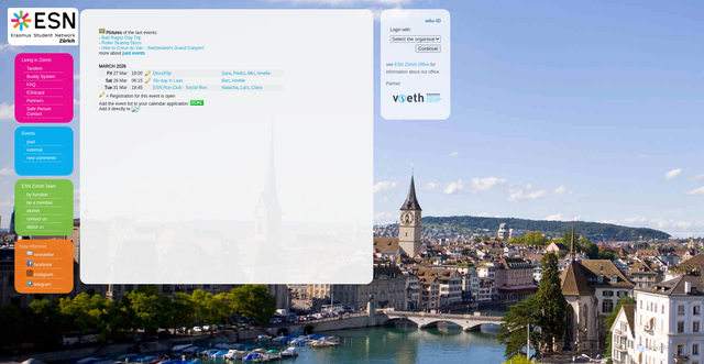 Security scan screenshot of https://esn.ethz.ch