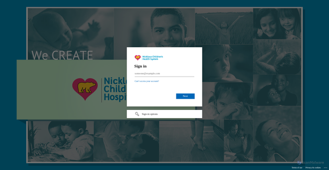 Security scan screenshot of https://mch4.sharepoint.com