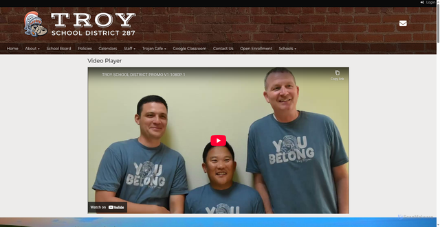 Security scan screenshot of https://www.troysd287.org/