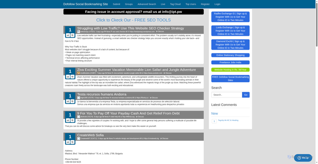 Security scan screenshot of https://quality-assurance.dofollowlinks.org