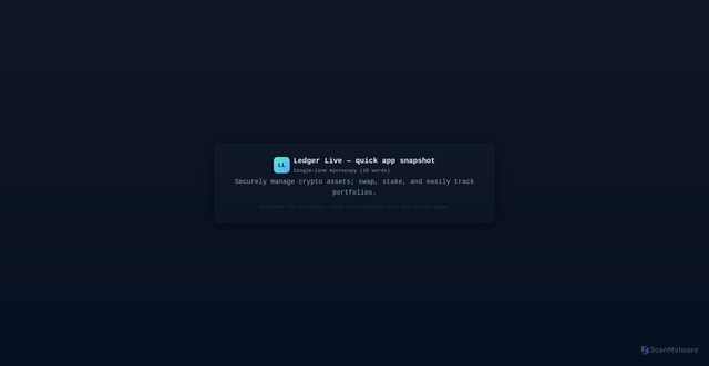 Security scan screenshot of helps-ledgrr-live-app.pages.dev